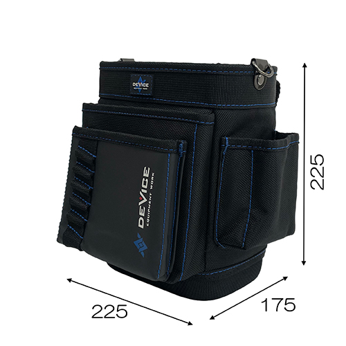 SK11 電工用 腰袋 3段 型底 DVC-S7 電気工事 電工袋 釘袋 ツールケース 工具バック 工具バッグ ツールバッグ おしゃれ